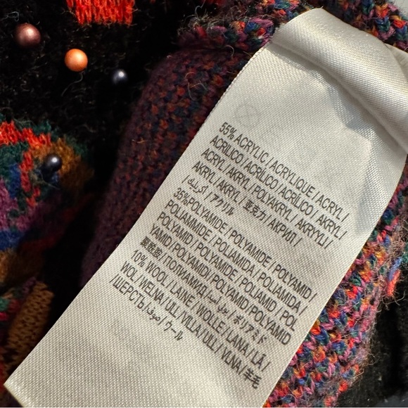 NEW Farm Rio Lily's Garden Floral Embellished Sweater, Size L - Picture 9 of 13